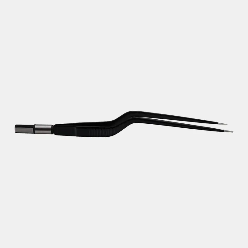Non-Stick Bayonet Bipolar Forceps for neurosurgery