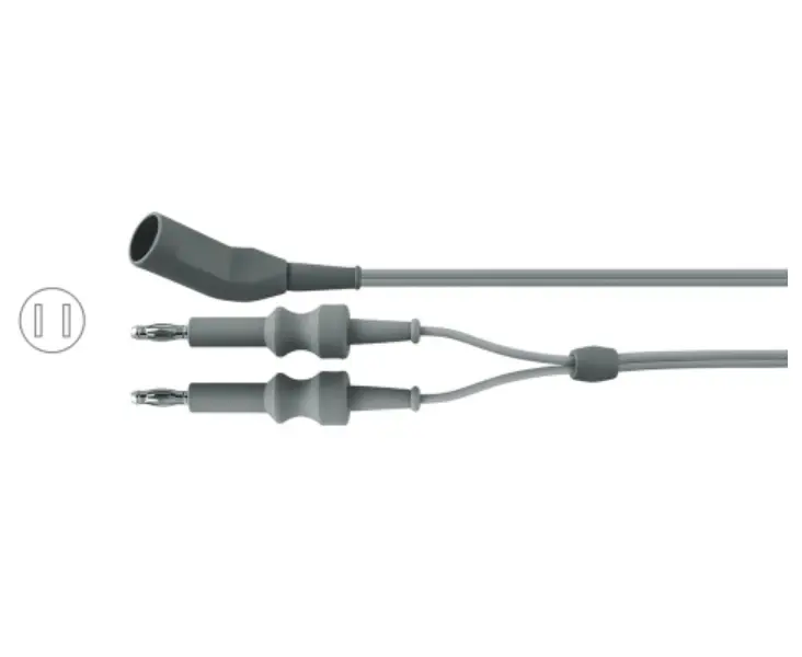 Silicone Bipolar Cable Aesculap Plug 4mm Banana Connectors