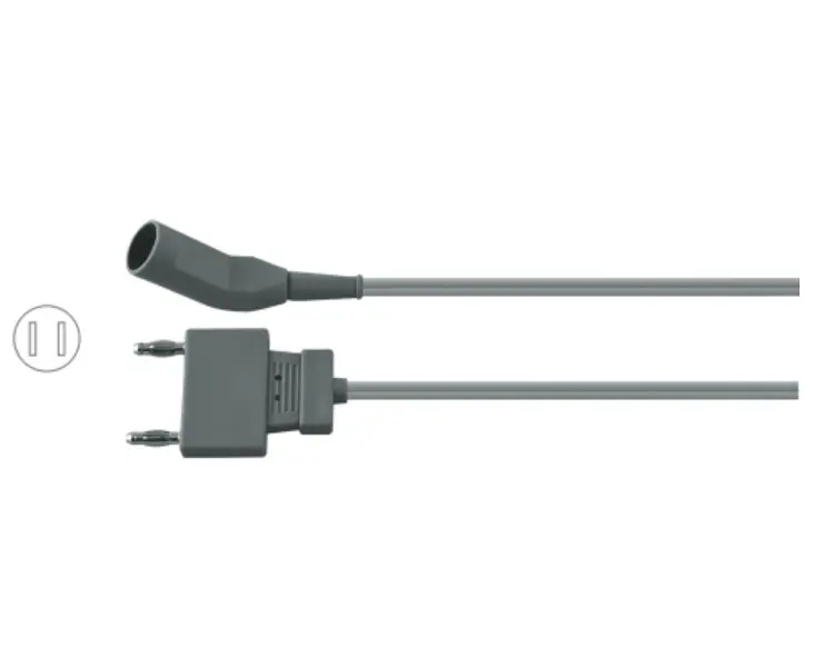 Silicone Bipolar Cable Aesculap Plug Valleylab Connector