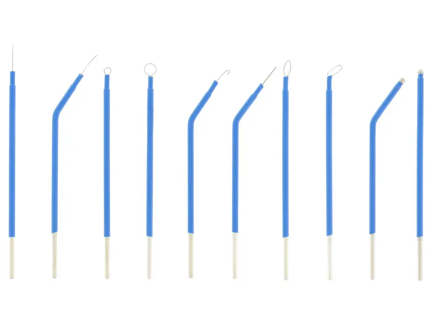 Electrosurgical Electrodes 2.4mm x 10cm Set of 10 Autoclavable