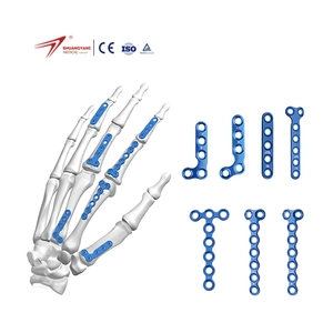Titanium Mini Orthopedic Plate for Metacarpal Phalange Finger Fractures Hand Bone Implants