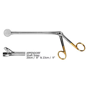 Stainless Steel Gynecology Appendorf Forceps Manual Cervical Biopsy Forceps