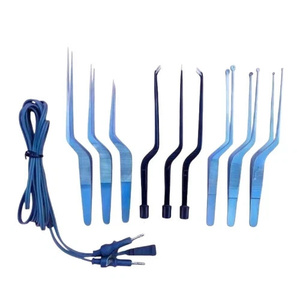 10 PCS Micro Bayonet Forceps Surgical Instrument Set Neurosurgery Tools