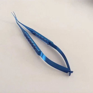 Ophthalmic 18cm Titanium Capsulorhexis Forceps Manual Reusable Micro Cataract Surgery Equipment