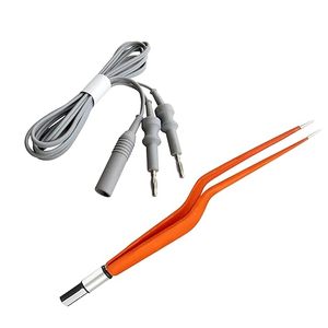 Bayonet Bipolar Forceps Professional Surgical Tool Stainless Steel